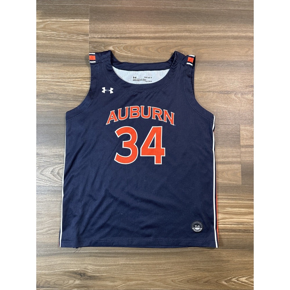 Under Armour Youth Auburn Tigers #34 Basketball Jersey Size L